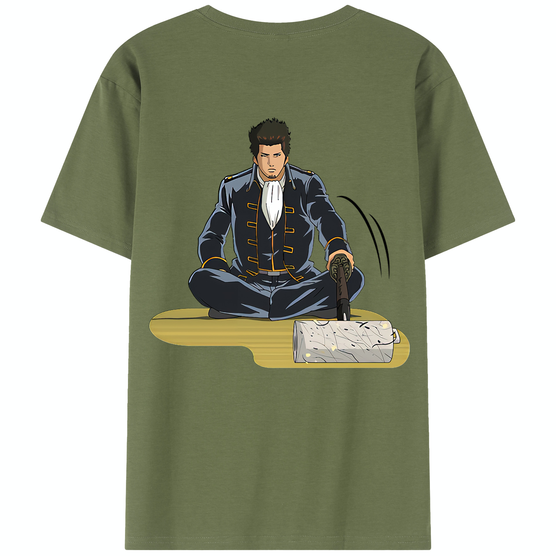 （画像用） ぎんたま 坂田銀時（さかたぎんとき） 神楽 志村新八（しむら しんぱち） GINTAMA Sakata Gintoki Kagura Shimura Shinpachi 綿100％半袖Tシャツ（背面プリント）